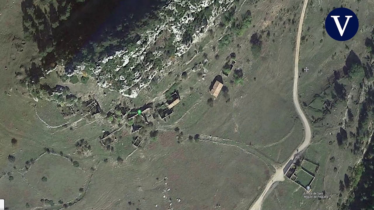 Im&aacute;genes a&eacute;reas del pueblo que vende el jeque dubait&iacute; en el bergued&agrave;
