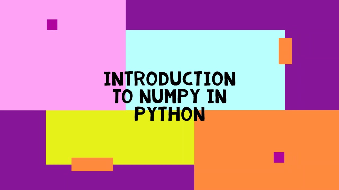 Introduction To NumPy in Python 1|Python for Data Science