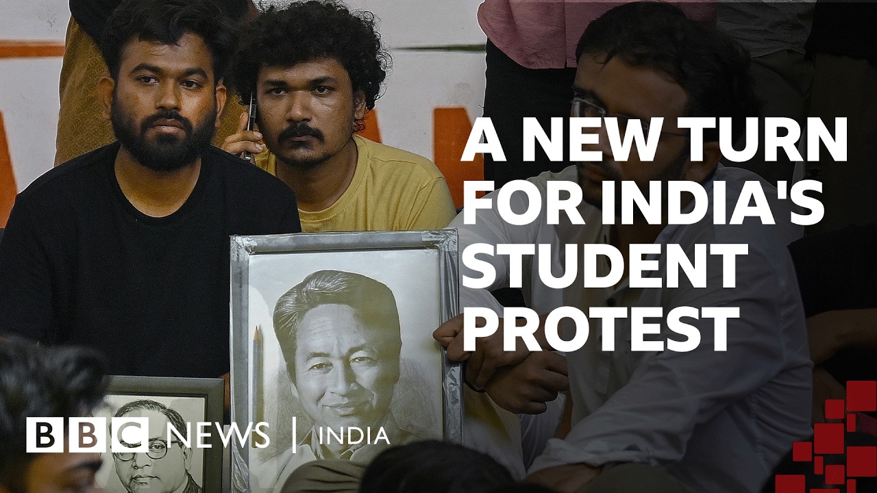 Sonam Wangchuk taken to hospital: How the day unfolded at India's student protest | BBC News India