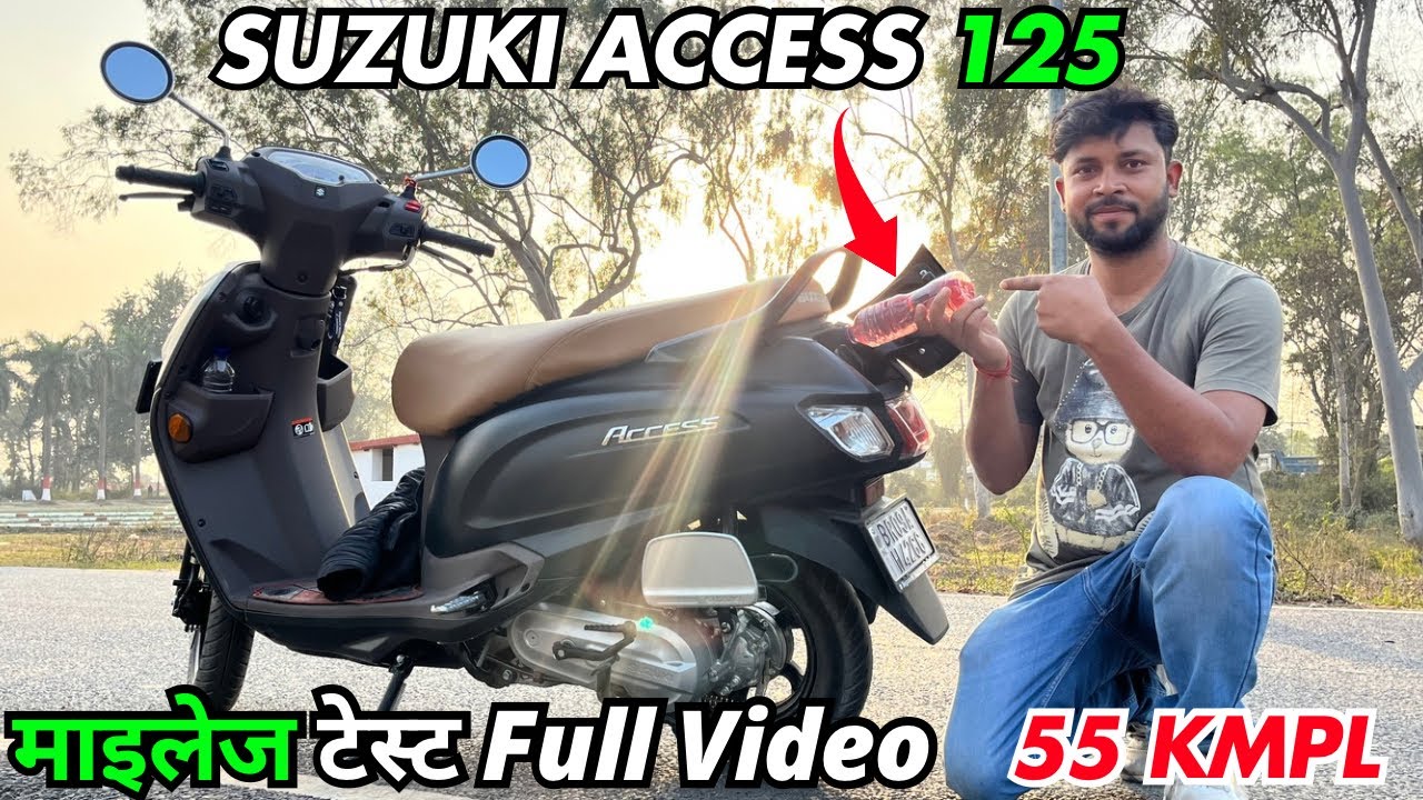 2025 Suzuki Access 125 Milage Test Review | 1st Service Milage Test Video