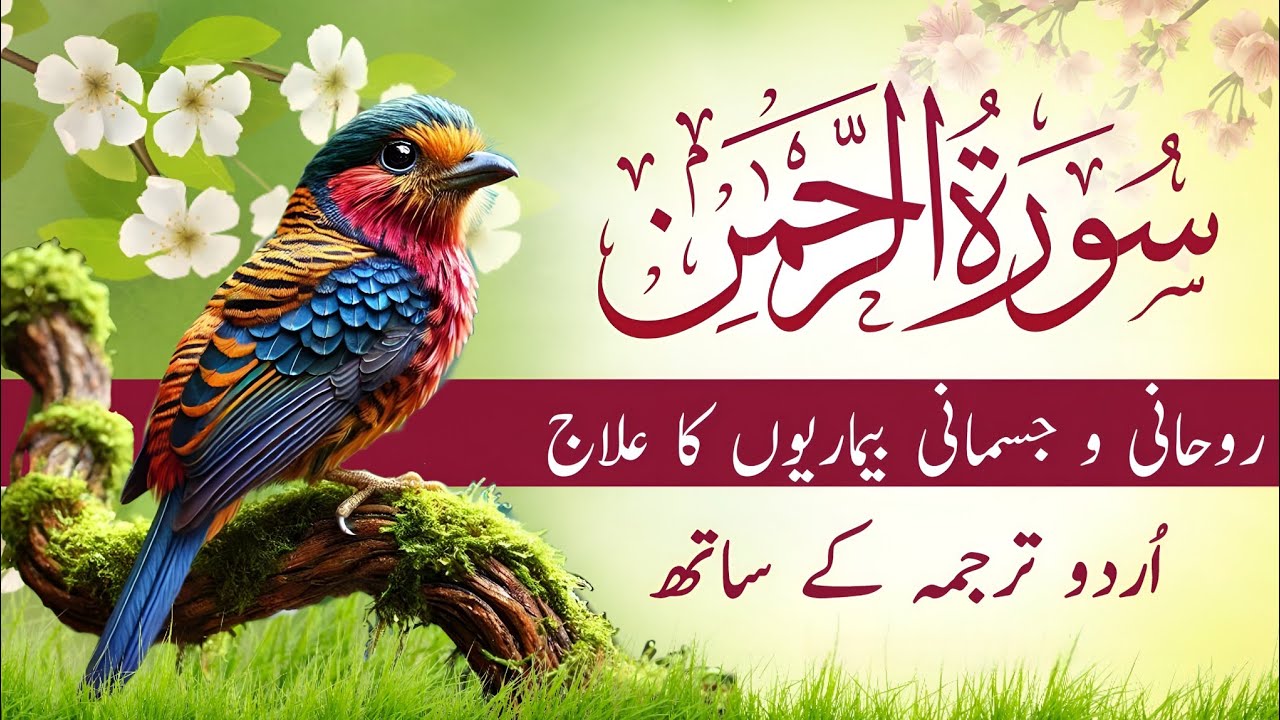 Surah Rahman Full with Urdu and Hindi Translation | Qari Abdul Basit Abdua Samad | Holy Recitations
