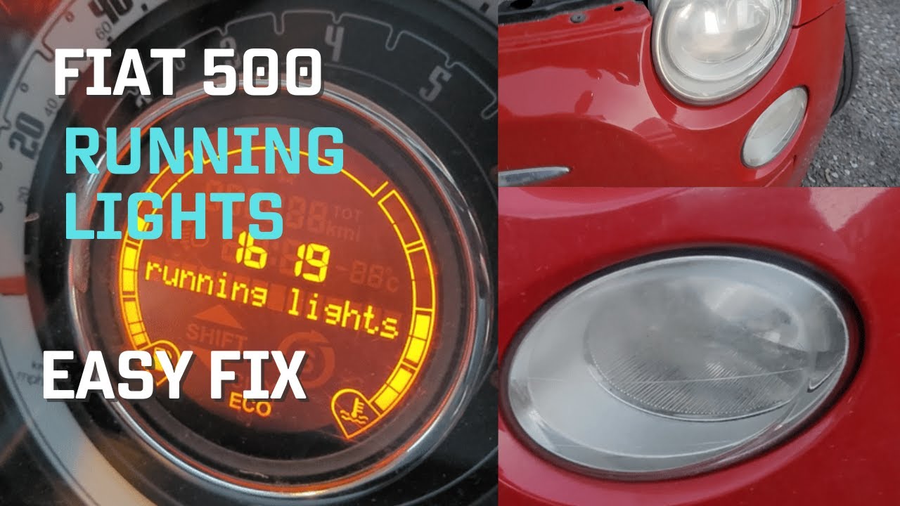 Fiat 500 Running Light Easy Change