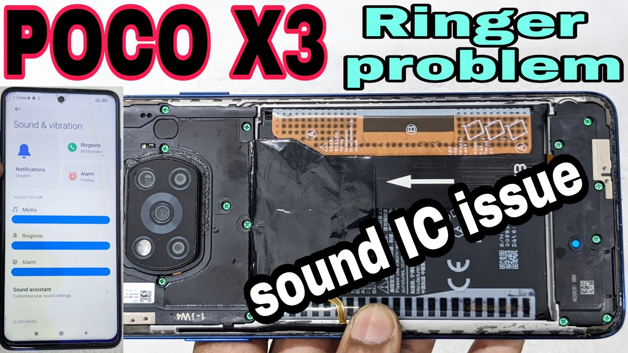 POCO X3 ringer not working fixed | poco X3 ringer problem solution  | poco X3 ringer ic problem