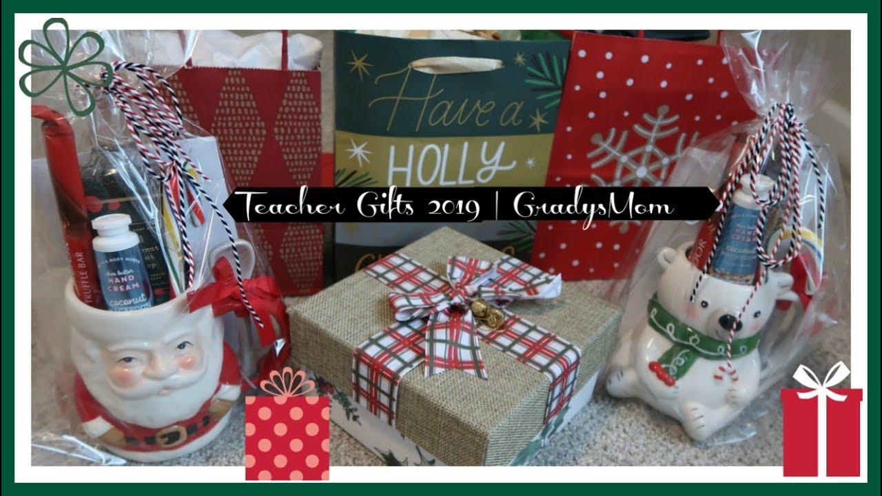Christmas Teacher Gifts 2019  |  GradysMom  Gift Ideas