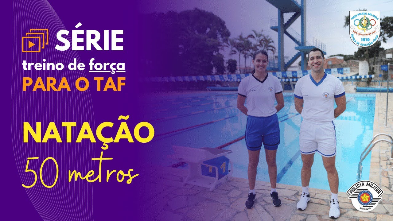 Treino de Força para o teste de Natação - TAF PMESP