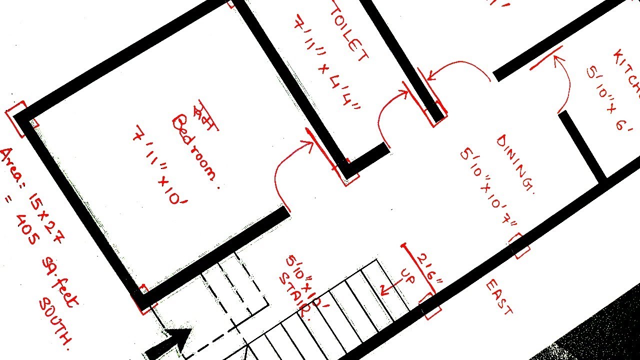 NAKSHA 3: (15x27) Ghar ka Naksha | 405 sq. ft New Small House Plan l Civil Engineer CE Mukesh Sah
