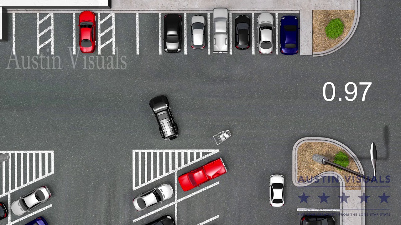 3D Forensic Vehicle Accident Animation | Austin Visuals 3D Animation Studio