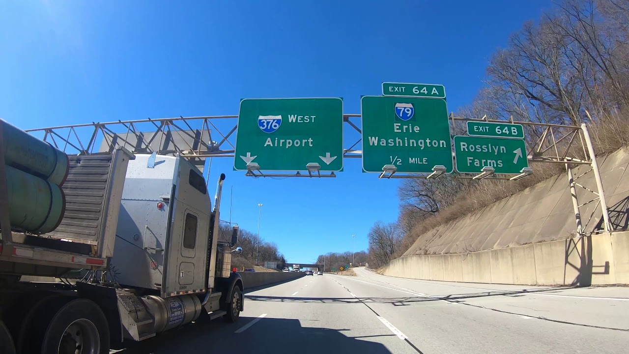 Driving Pittsburgh 4K - Downtown to Airport (PIT)