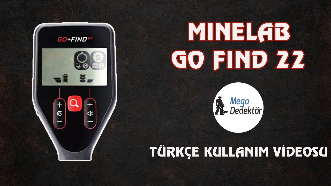 Minelab Go Find 22 Dedektör Türkçe Kullanımı - Mega Dedektör