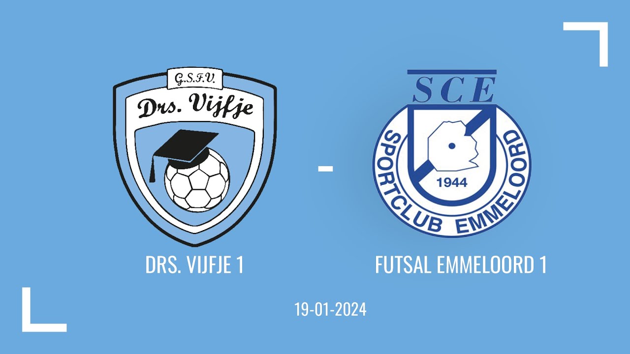Drs. Vijfje 1 - Futsal Emmeloord (19-1-24)