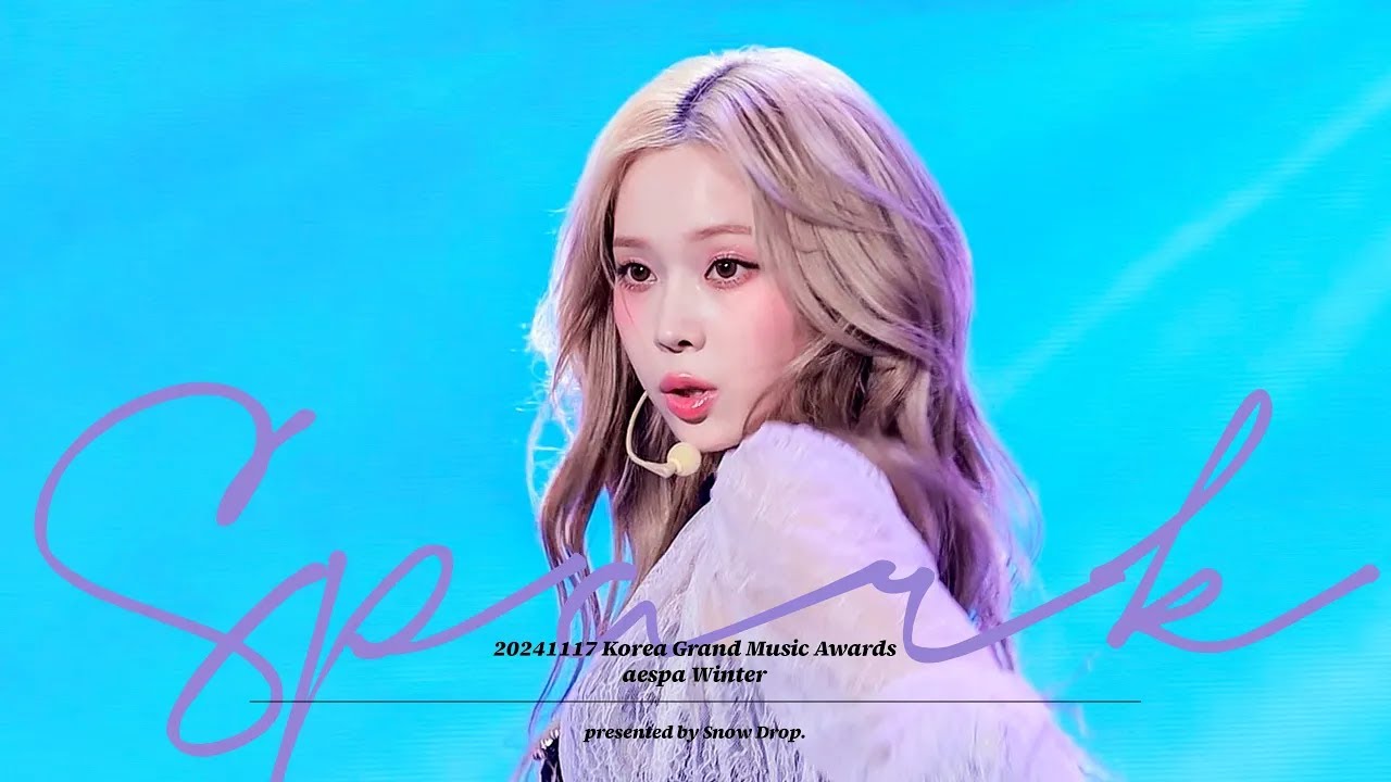 [4K] 241117 2024 코리아그랜드뮤직어워즈(KGMA) #에스파 #Winter #윈터 Spark(스파크) 멀티직캠 fancam