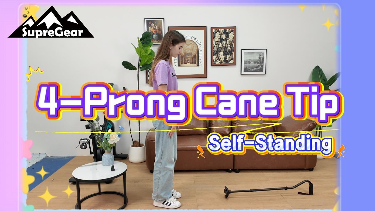 🦯 No More Toppling Canes! Meet SupreGear’s 6-Leg Cane Tip