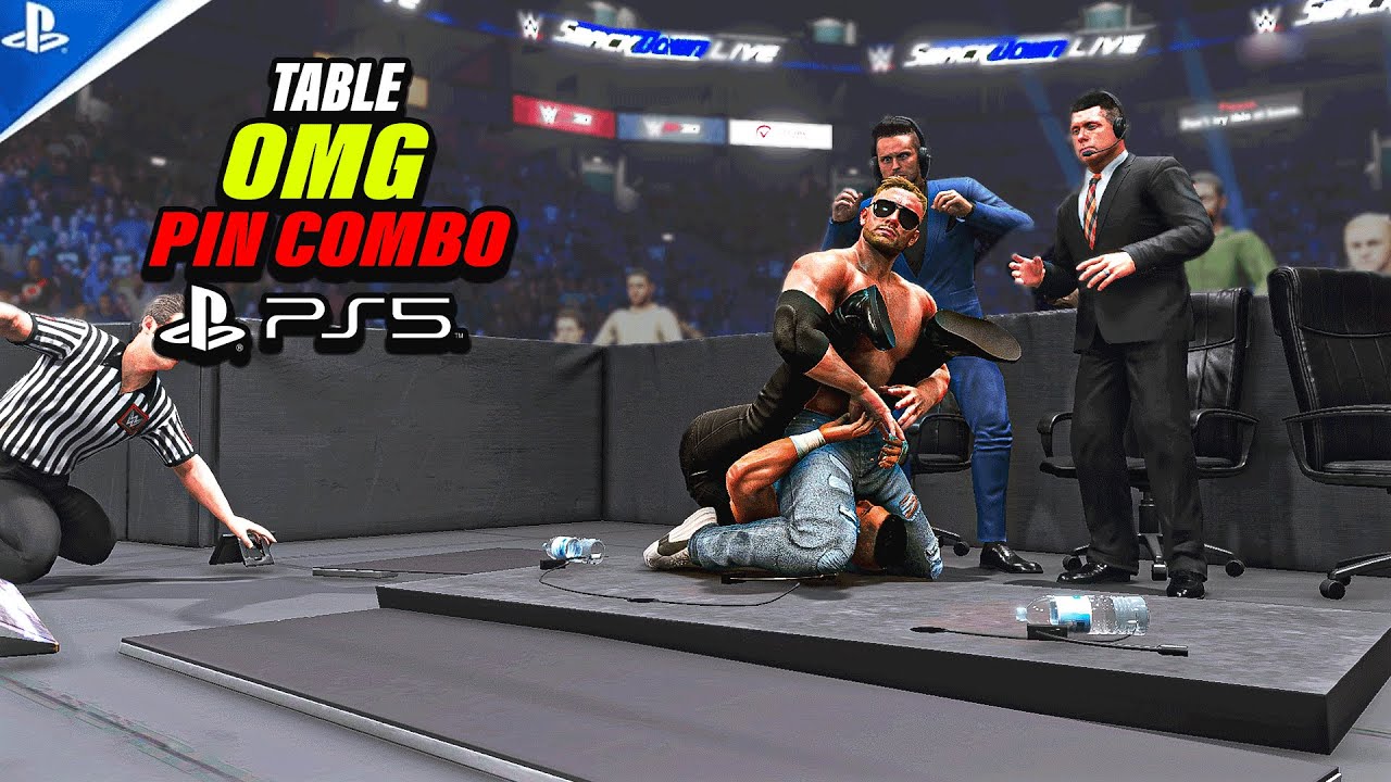 Table OMG With Rare Pinning Combo WWE 2K20! PS5