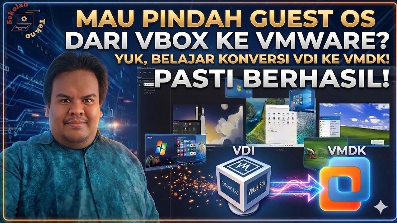 HOW TO CONVERT GUEST OS .VDI VBOX FILES TO .VMDK SO THEY CAN RUN ON VMWARE