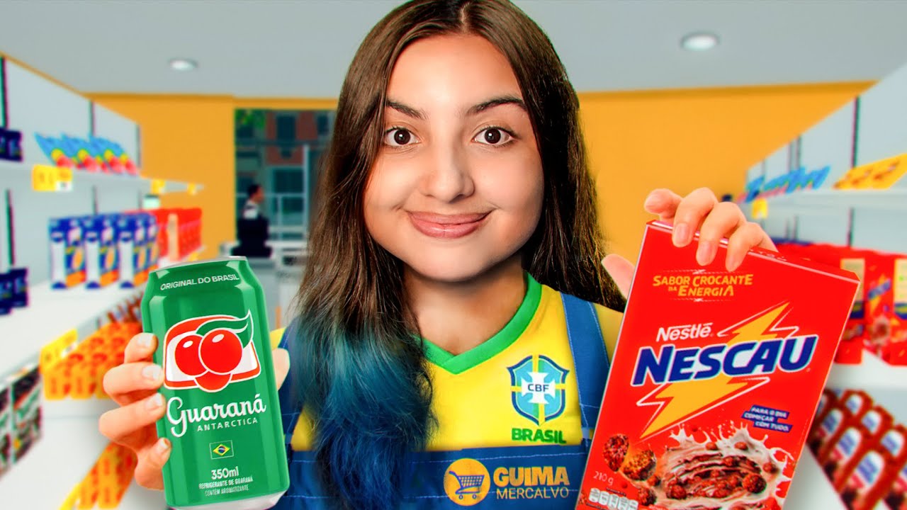 Meu Mercado agora tem produtos BRASILEIROS - Supermarket Simulator