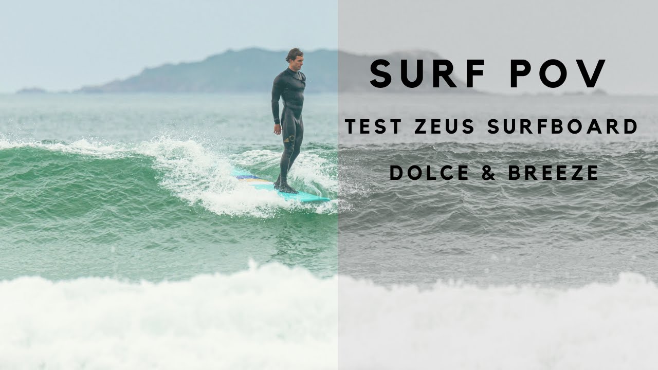 SURF POV I TRESTEL  I TEST ZEUS SURFBOARD I 9.0 & 5.8  I BRETAGNE I GOPRO I RAW CUT
