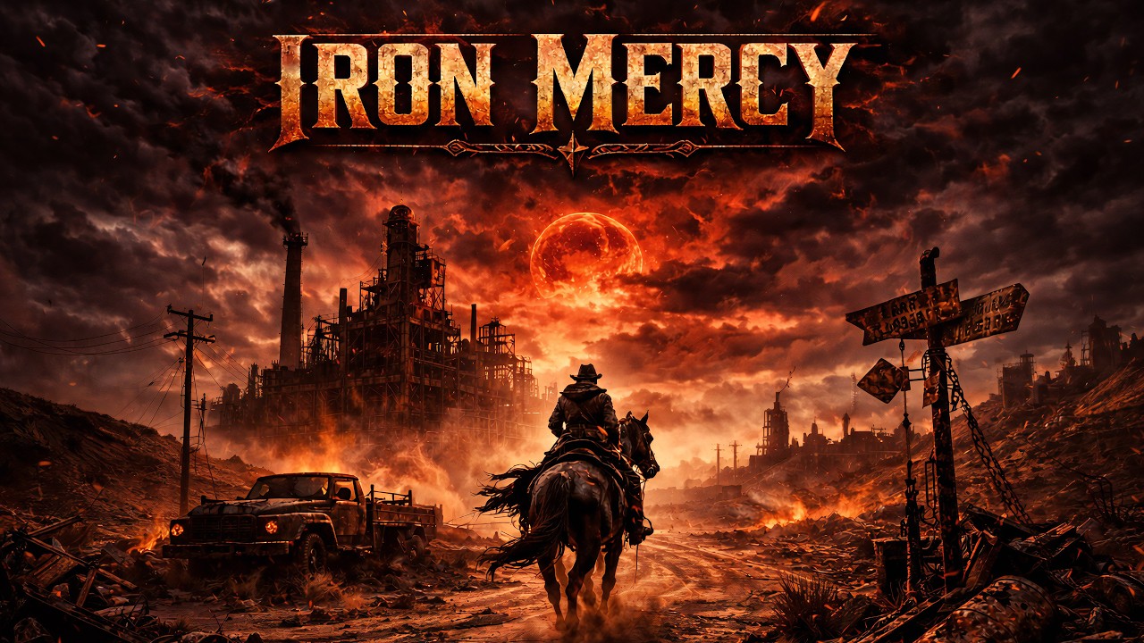 IRON MERCY ⚙️🔥 | Dark Country Industrial Outlaw Rock (Cinematic Western)