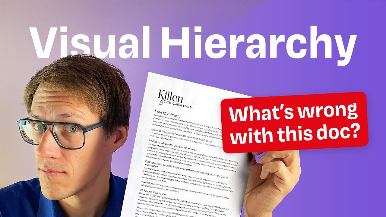 Design better Documents: Visual Hierarchy in Typography