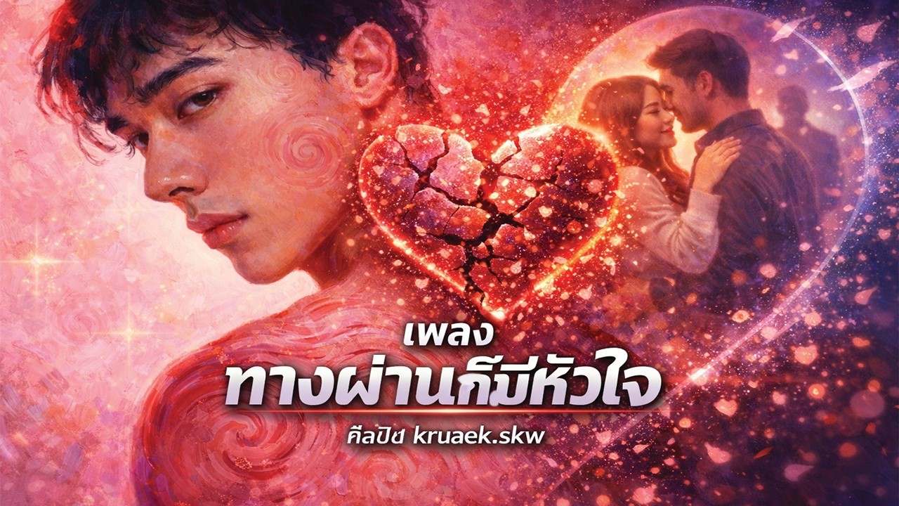ทางผ่านก็มีหัวใจ-Kruaek.skw [Official MV ] #sakchai #kruaek #เพลงเอไอ #เพลงฮิต #ทางผ่านก็มีหัวใจ