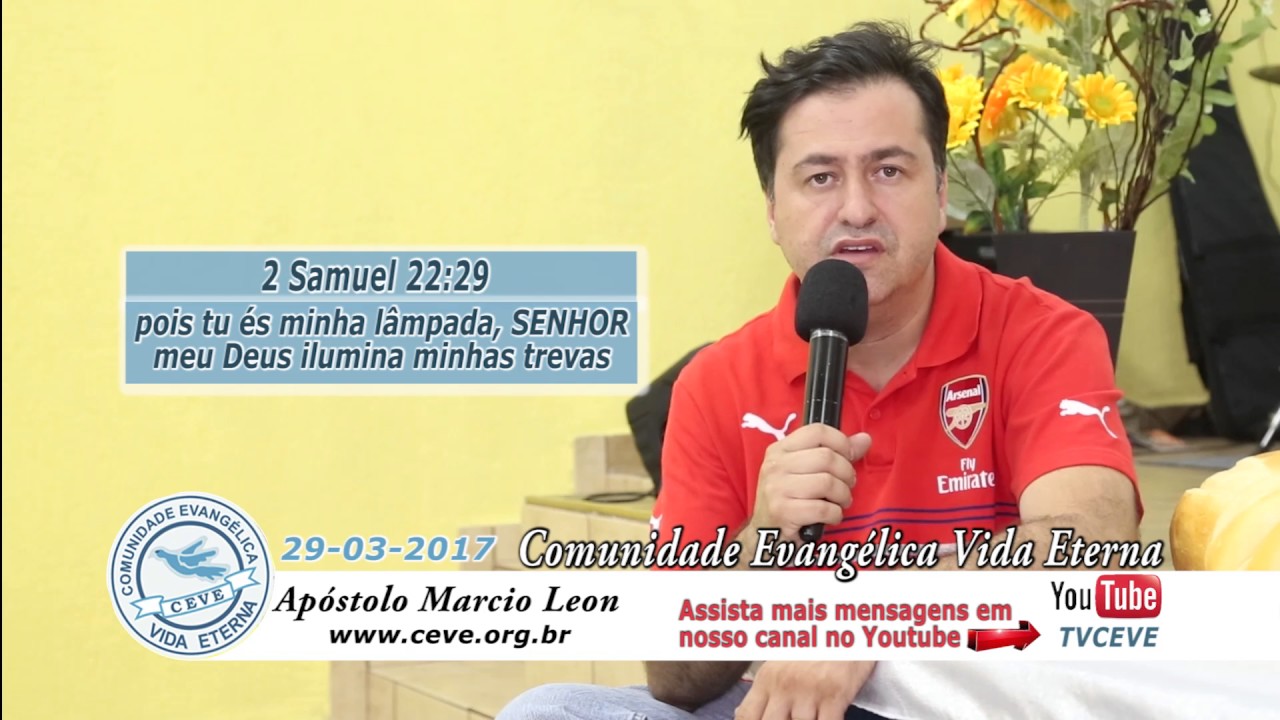TV CEVE Alimento Di&aacute;rio com Ap&oacute;stolo M&aacute;rcio Leon 29-03-2017