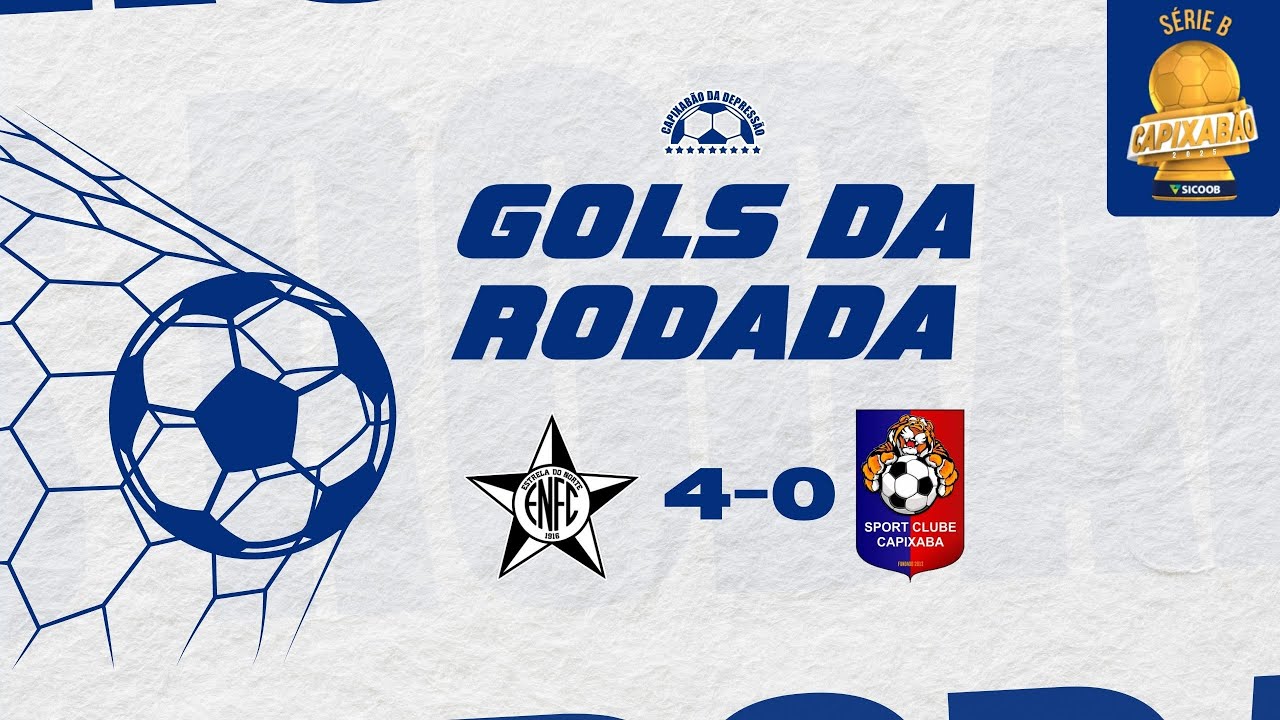 GOLS DA RODADA | ⭐️ ESTRELA 4 - 0 SPORT 🐯 | CAPIXAB&Atilde;O S&Eacute;RIE B 2025