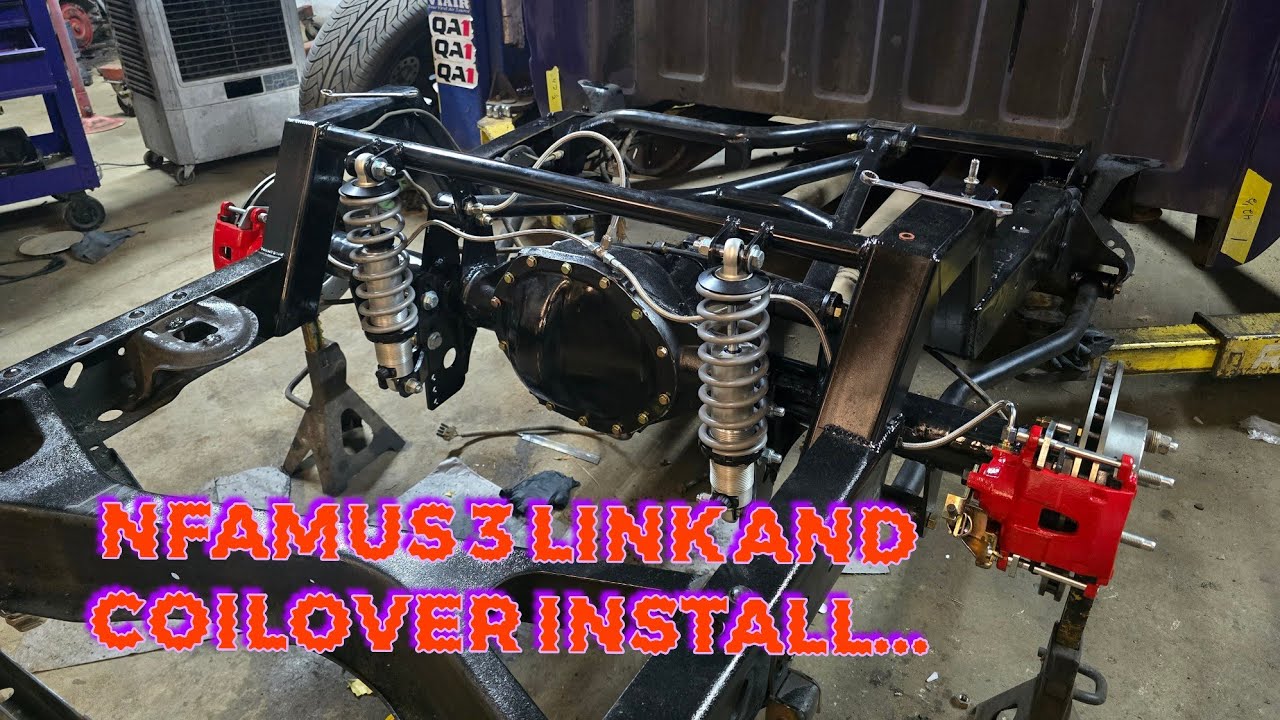 Мы устанавливаем NFamus 3 link с койловерами на OBS Chevrolet Silverado...часть 1