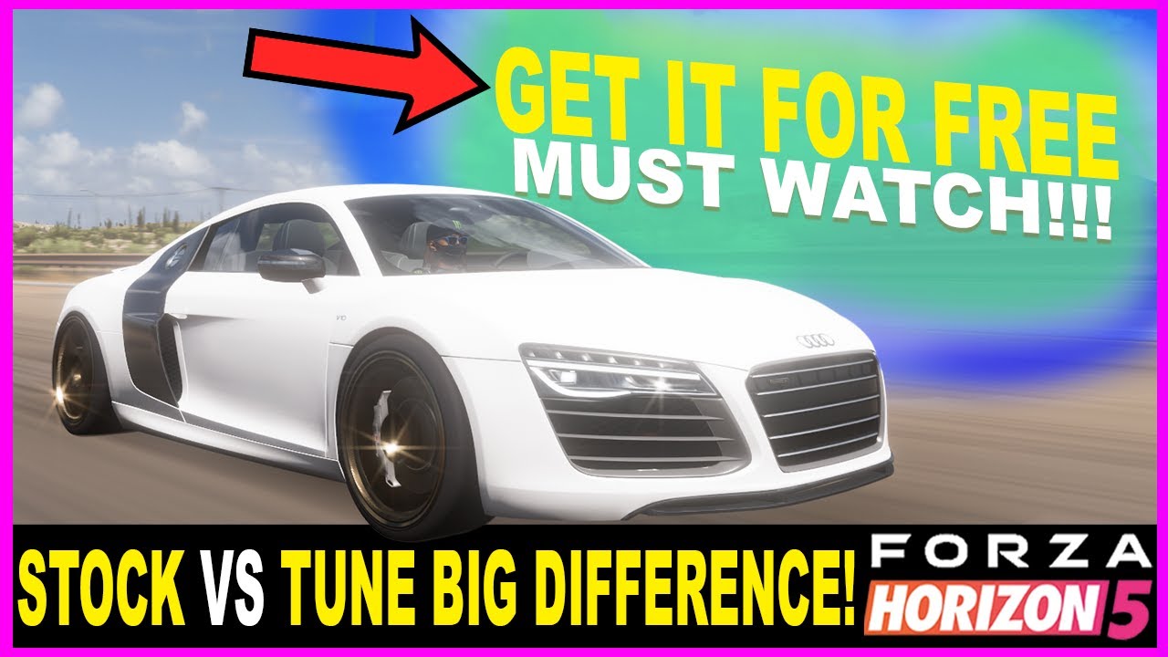 Forza Horizon 5 Audi R8 Coupe V10 quattro 2013: как получить и разблокировать, стандартный звук п...