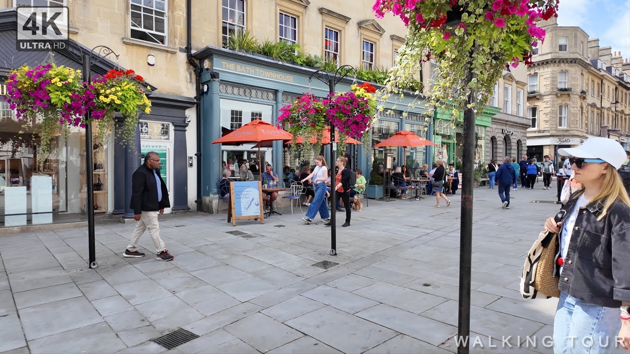 EXPERIENCE the Best of British Summer in Bath | Scenic 4K Walking Tour