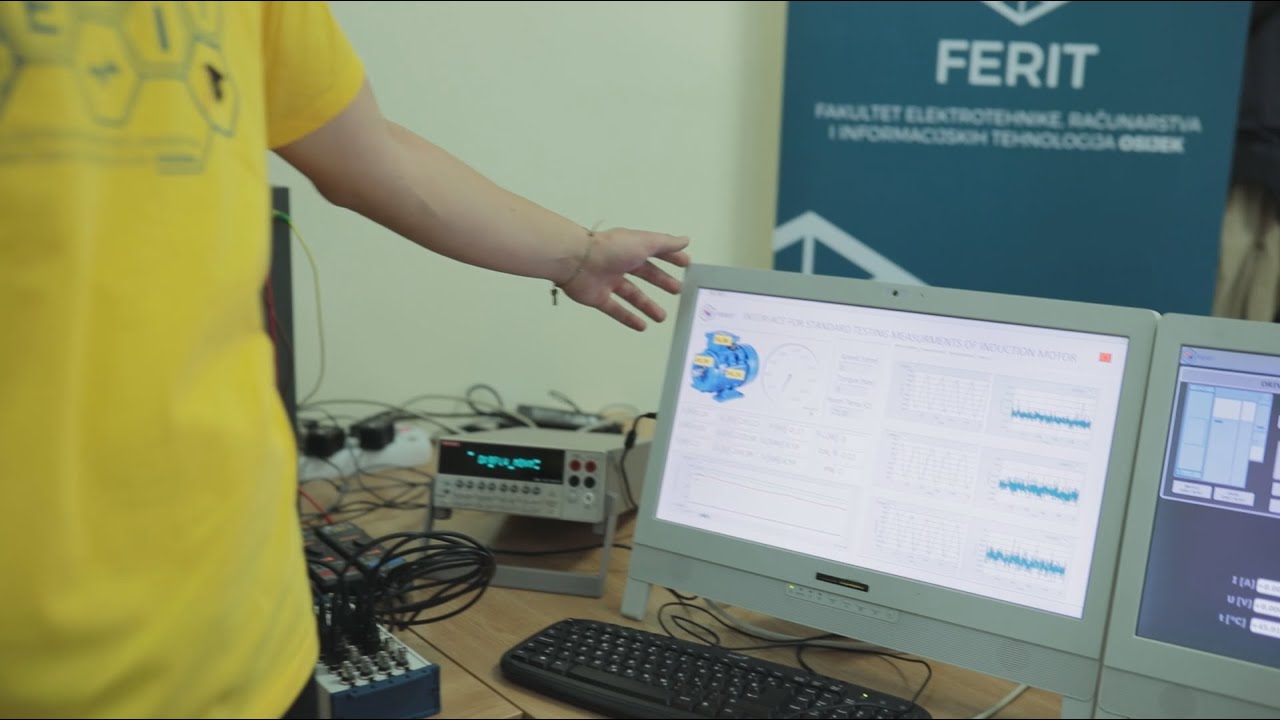 Automated induction motor test bench