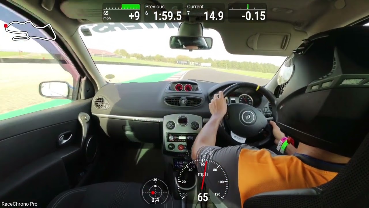Donington GP - Clio 197 (1:58 Lap) - Track Day
