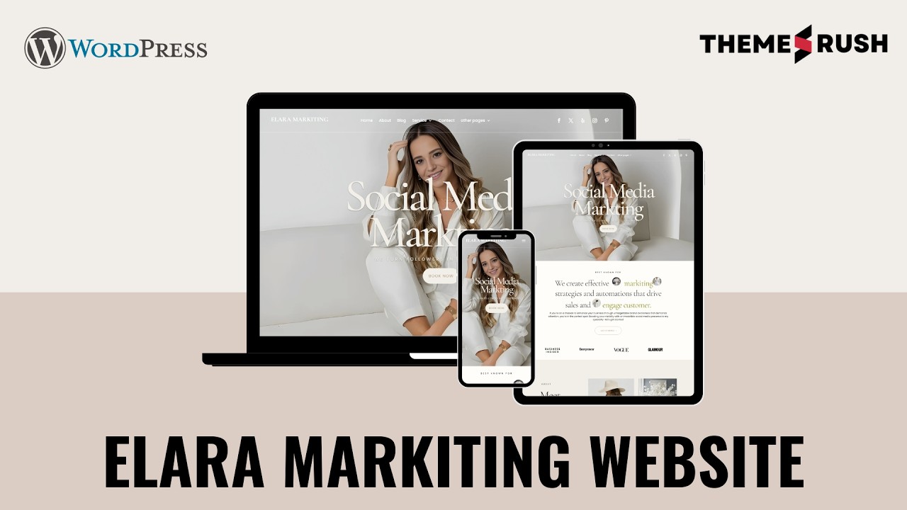 How to Install & Customize ELARA – Marketing WordPress Website Template | Step-by-Step Tutorial