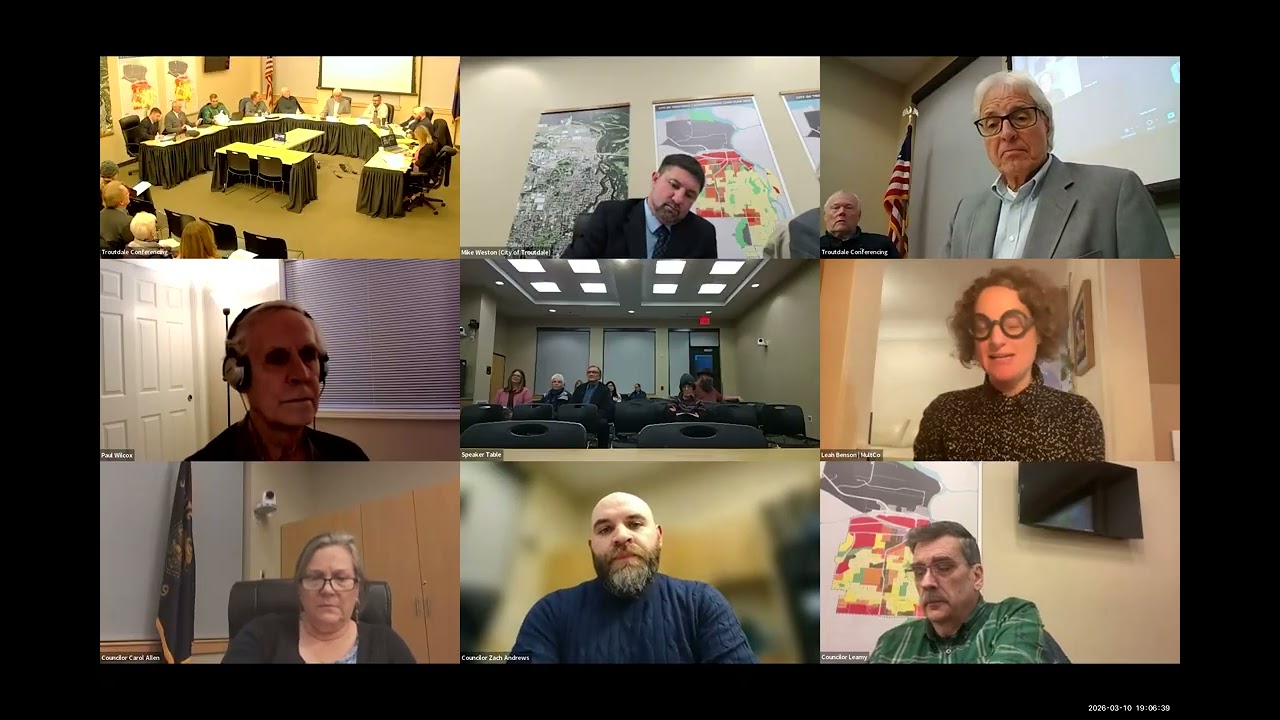 Troutdale City Council Meeting - March 10, 2026