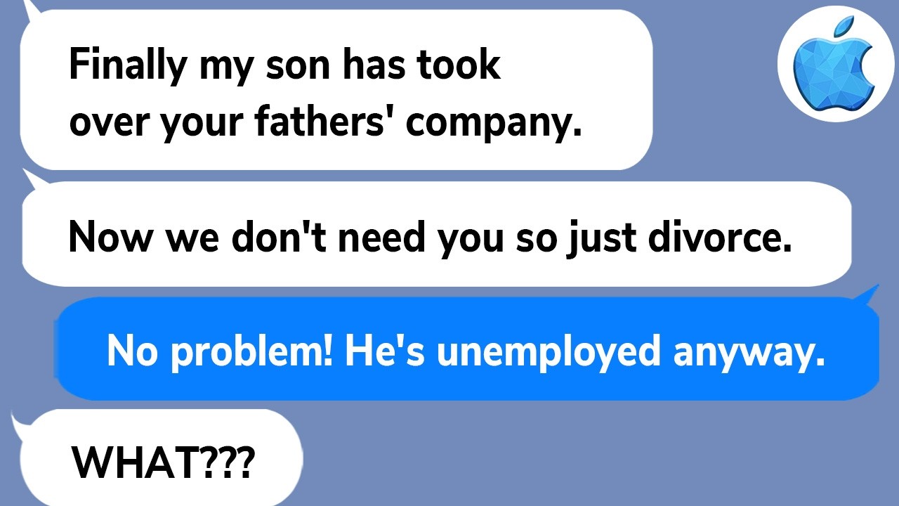 【Apple】My MIL misunderstood and told me she will kick me out after my husband becomes the CEO of...