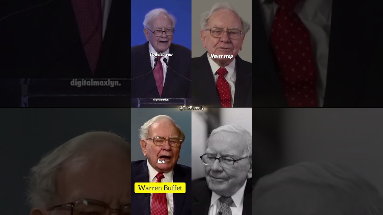 Warren Buffett&rsquo;s Life Lessons 💰 | Success & Wealth Advice That Will Change Your Mindset