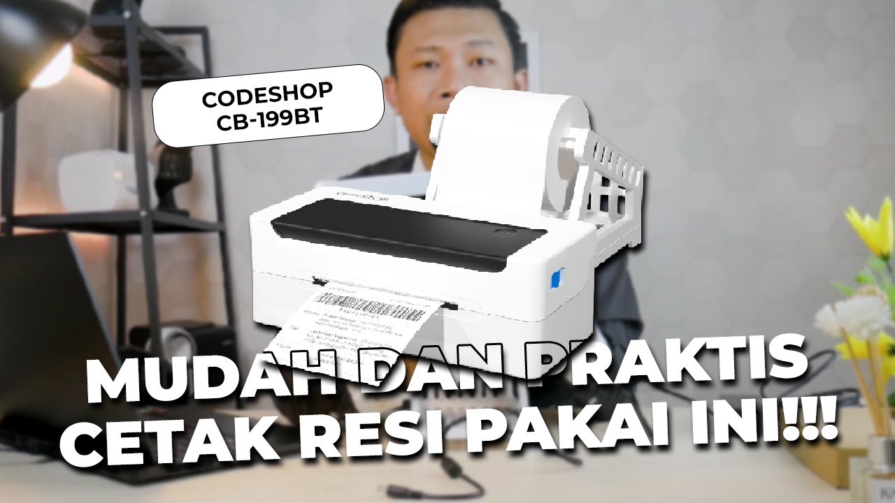 TUTORIAL PENGGUNAAN PRINTER RESI | Codedshop CB-199BT