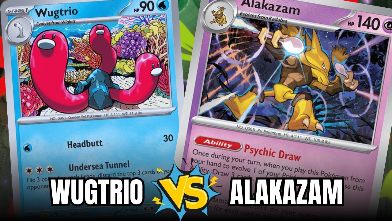 Pok&eacute;mon TCG Live - Wugtrio Vs Alakazam