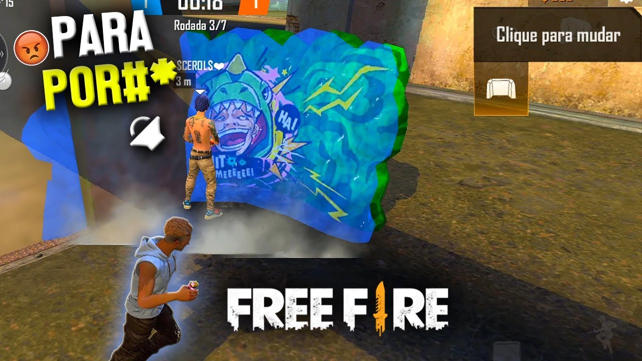 TRANCANDO ALEATÓRIOS COM GELO NO MODO CS DO FREE FIRE PT.3