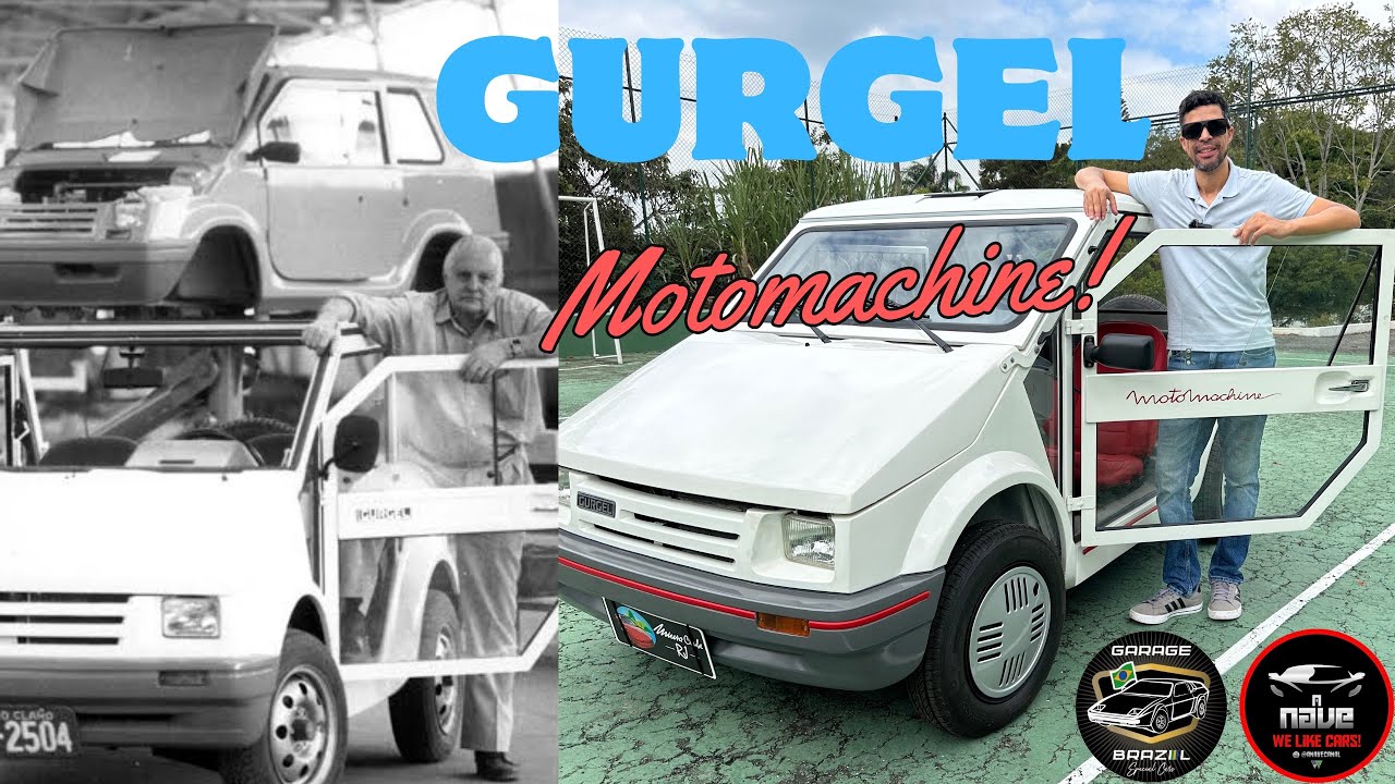 Gurgel Motomachine - Conheci de pertinho esse clássico mini carro nacional dos anos 90! A Nave #103