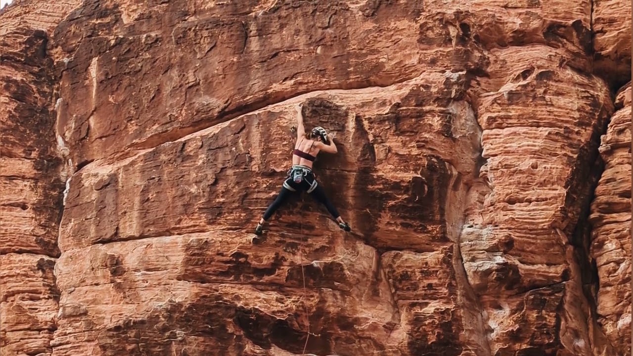 Blackened (5.12a) at Sunny and Steep, Red Rock Canyon