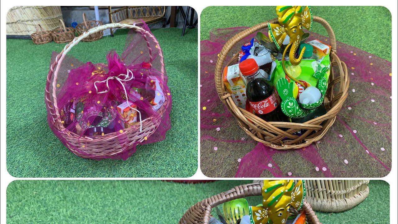 Gifts Hamper | cane baskets | baskets for Diwali gifts / basket for gifting purpose | corporate gift