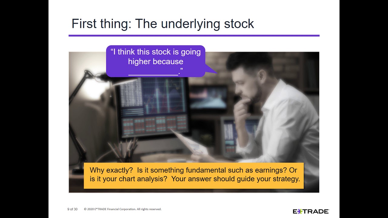 Buying call options to take advantage of upward moves