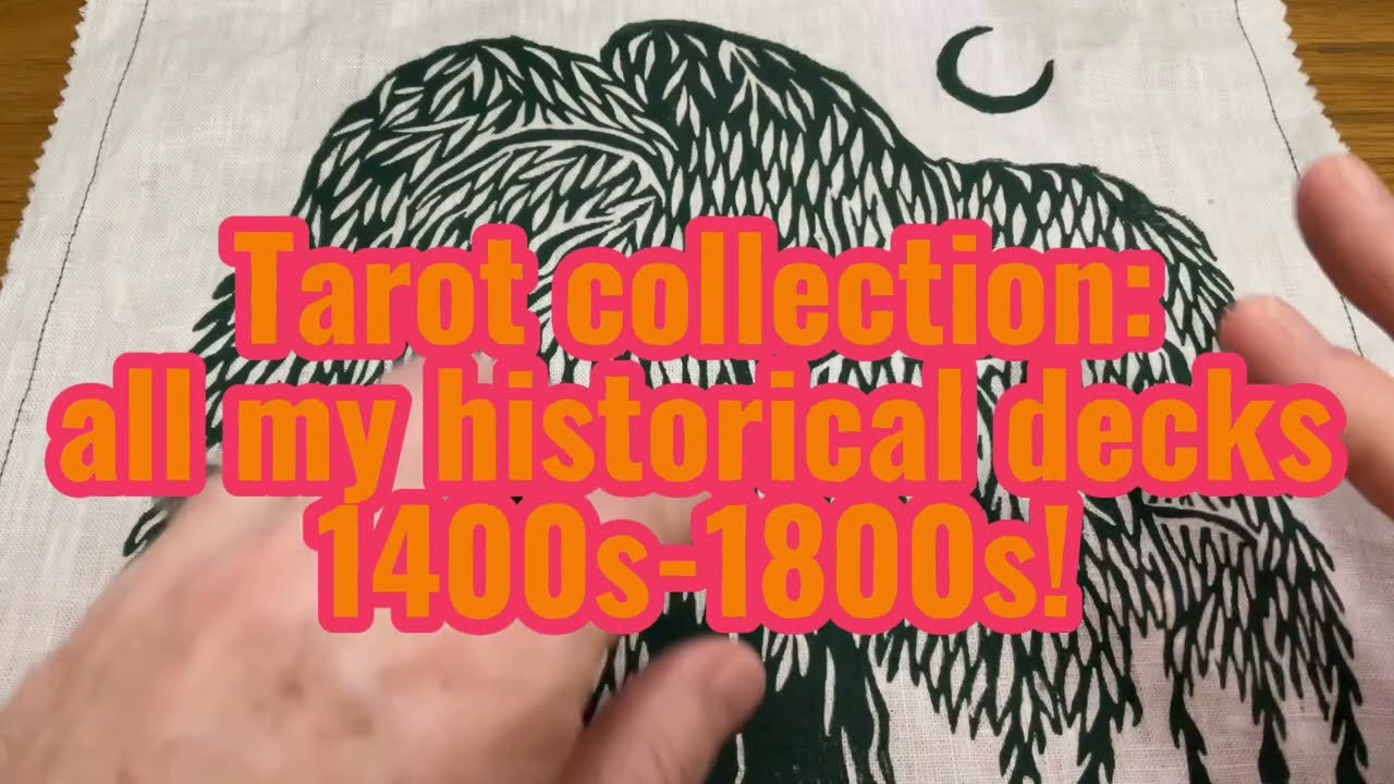 Tarot collection: all my historical decks - 1400s to 1800s!