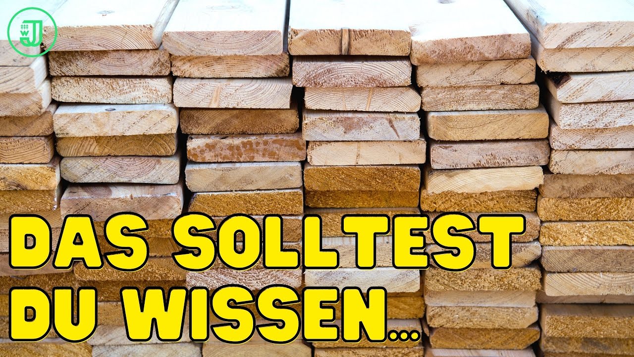 Erstes Mal im HOLZHANDEL? Darauf solltest du beim HOLZKAUF achten... | Jonas Winkler