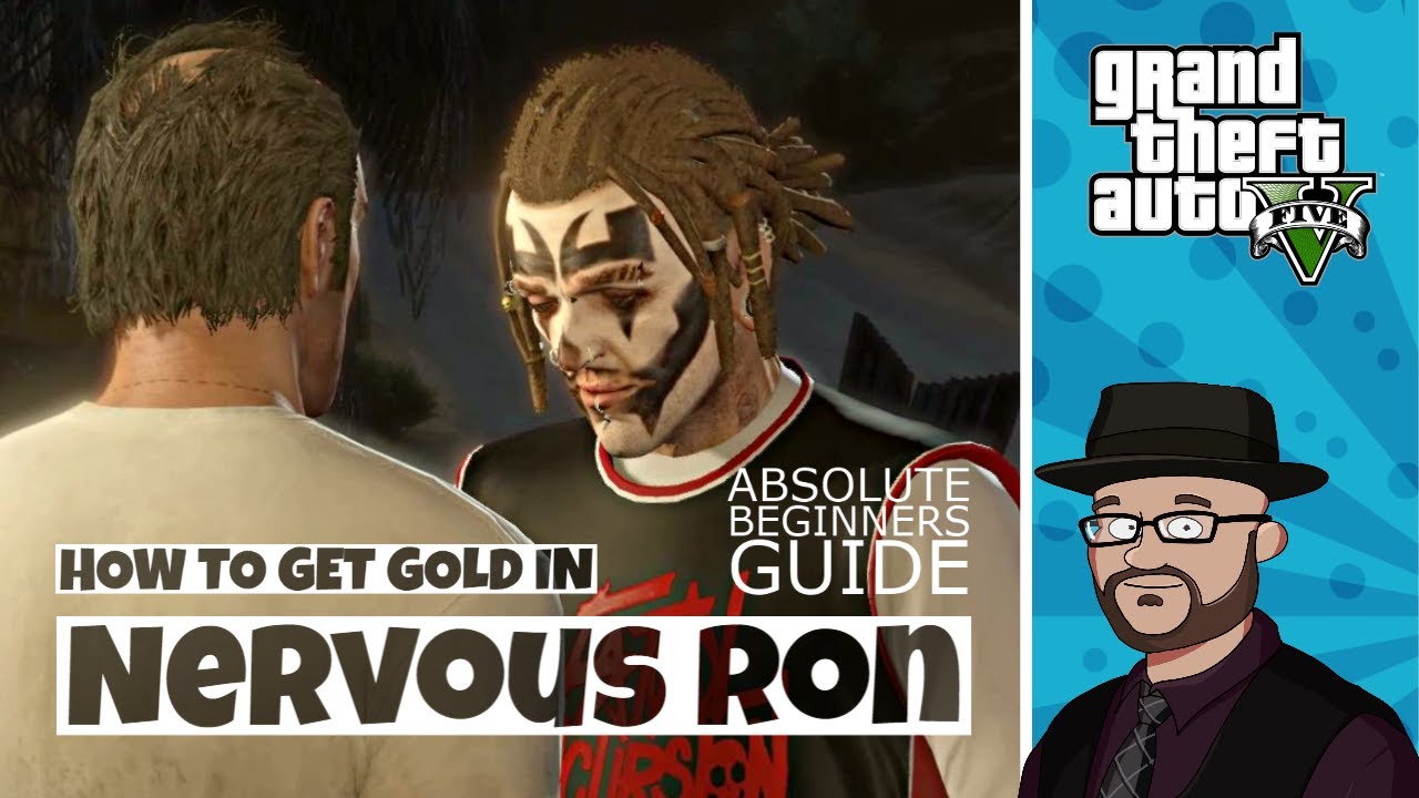 How to get Gold in GTA 5 mission Nervous Ron Walkthrough | GTA5 mission Nervous Ron Tutorial