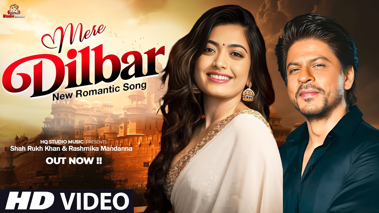 Mere Dilbar | New Song 2026 | Shah Rukh Khan × Rashmika Mandanna | Hindi Romantic Song 4K