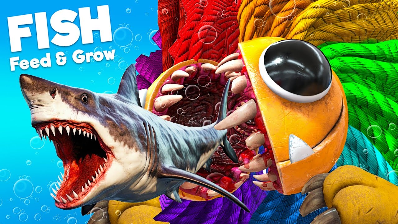 Yarnaby vs Tous Les Poissons | Feed and Grow: Fish
