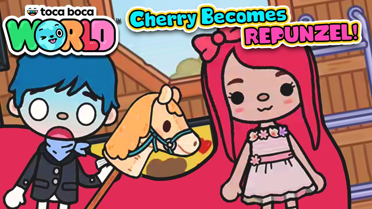 Cherry Becomes RAPUNZEL! - Toca Life World