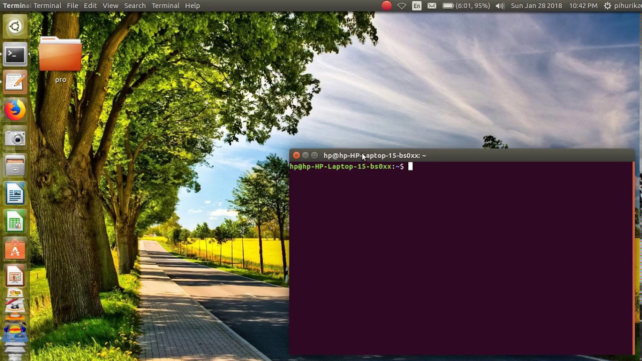 how to run c command in ubuntu
