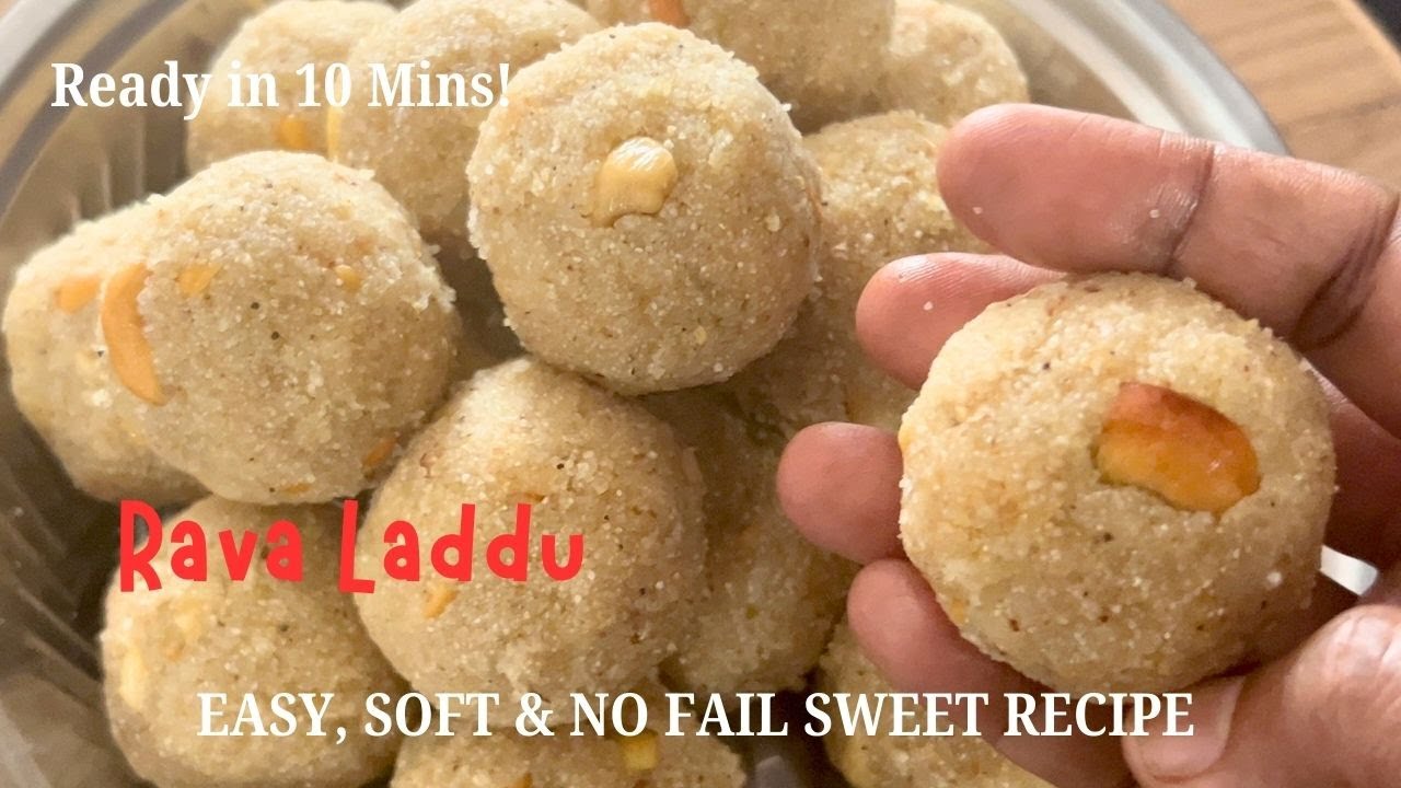 The Secret to Making PERFECT Rava Laddu in Just 10 Minutes