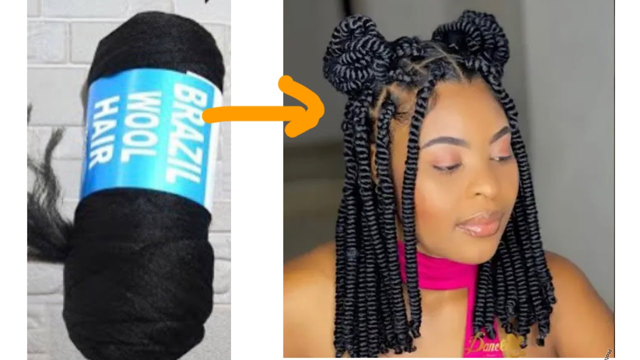 New Brazilian wool hairstyles | From Brazilian wool to passion twist | protective style